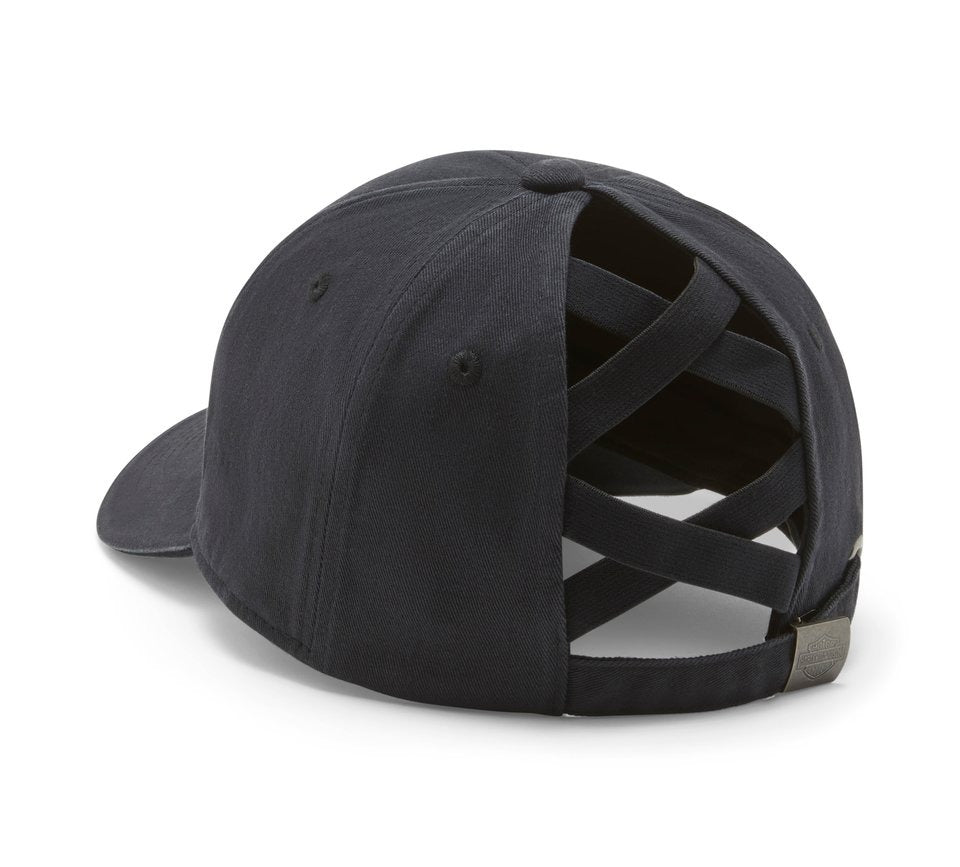 Harley-Davidson Ladies Vintage Flame Ponytail Cap