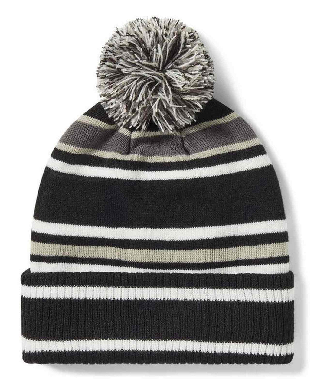 Harley-Davidson Striped Pom Pom Beanie