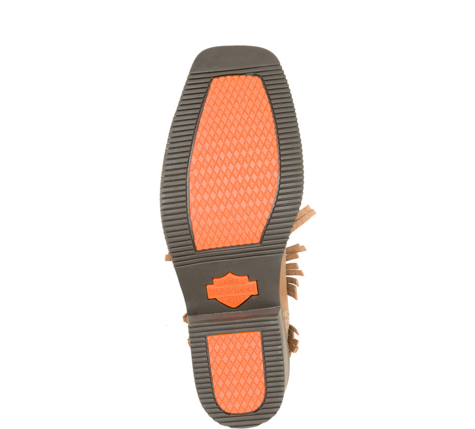 Harley-Davidson Ladies Korsen Fringe Tan Boots