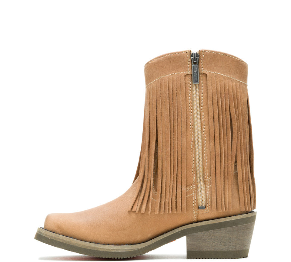 Harley-Davidson Ladies Korsen Fringe Tan Boots