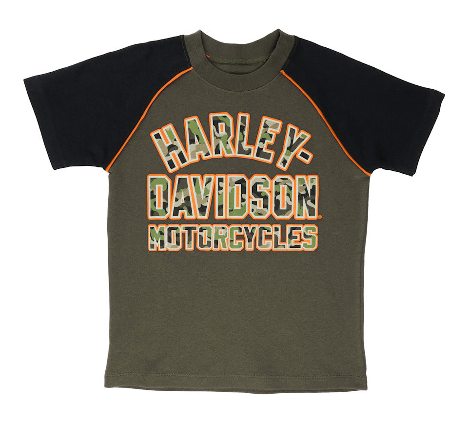 Harley-Davidson Boys Camo Print Tee