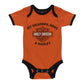 Harley-Davidson My Grandpa Rides Orange/Black Creeper 2 p