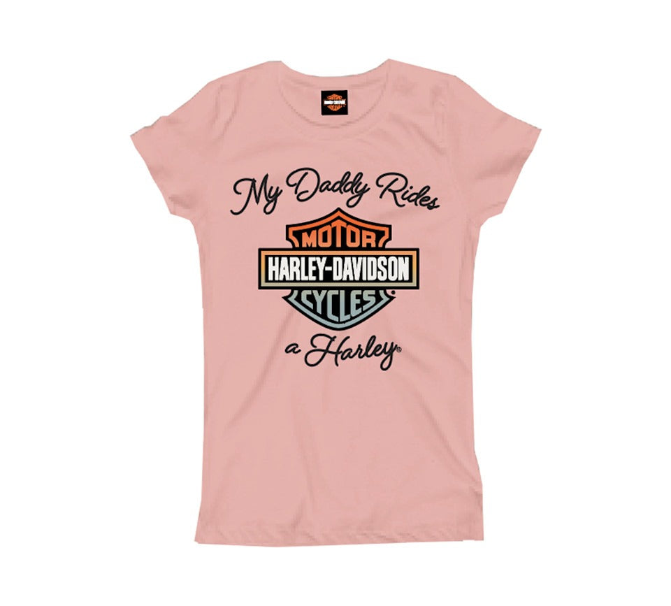 Harley-Davidson Girls My Daddy Rides Tee