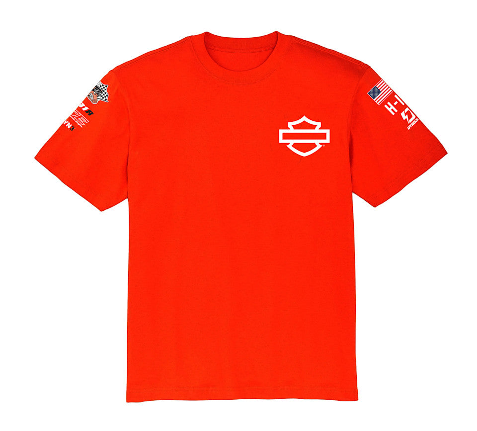 Harley-Davidson Boys Factory Racing Tee Orange
