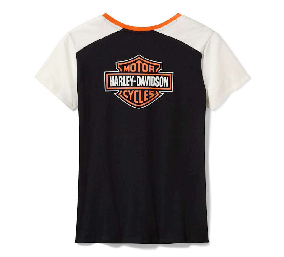 Harley-Davidson Ladies Short Sleeve Essential V-Neck