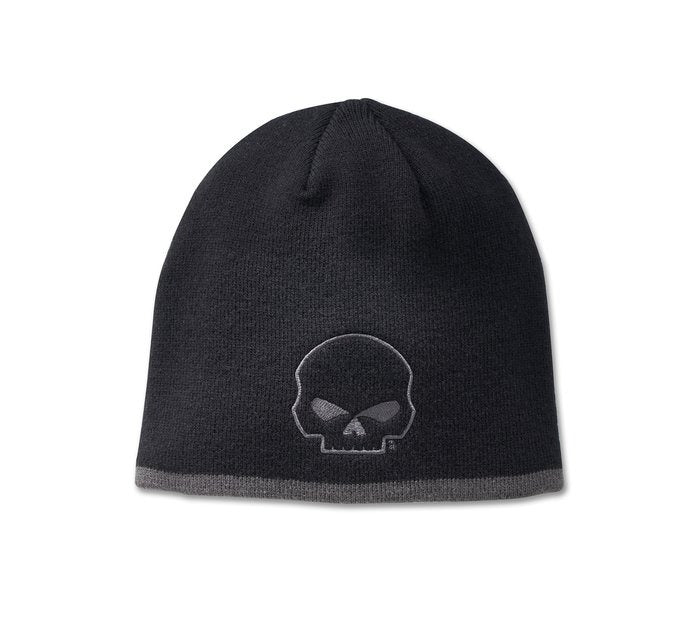 Willie G Skull Beanie Blk