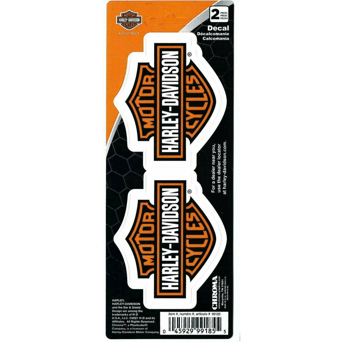 Harley-Davidson  Decal B&S 3X8