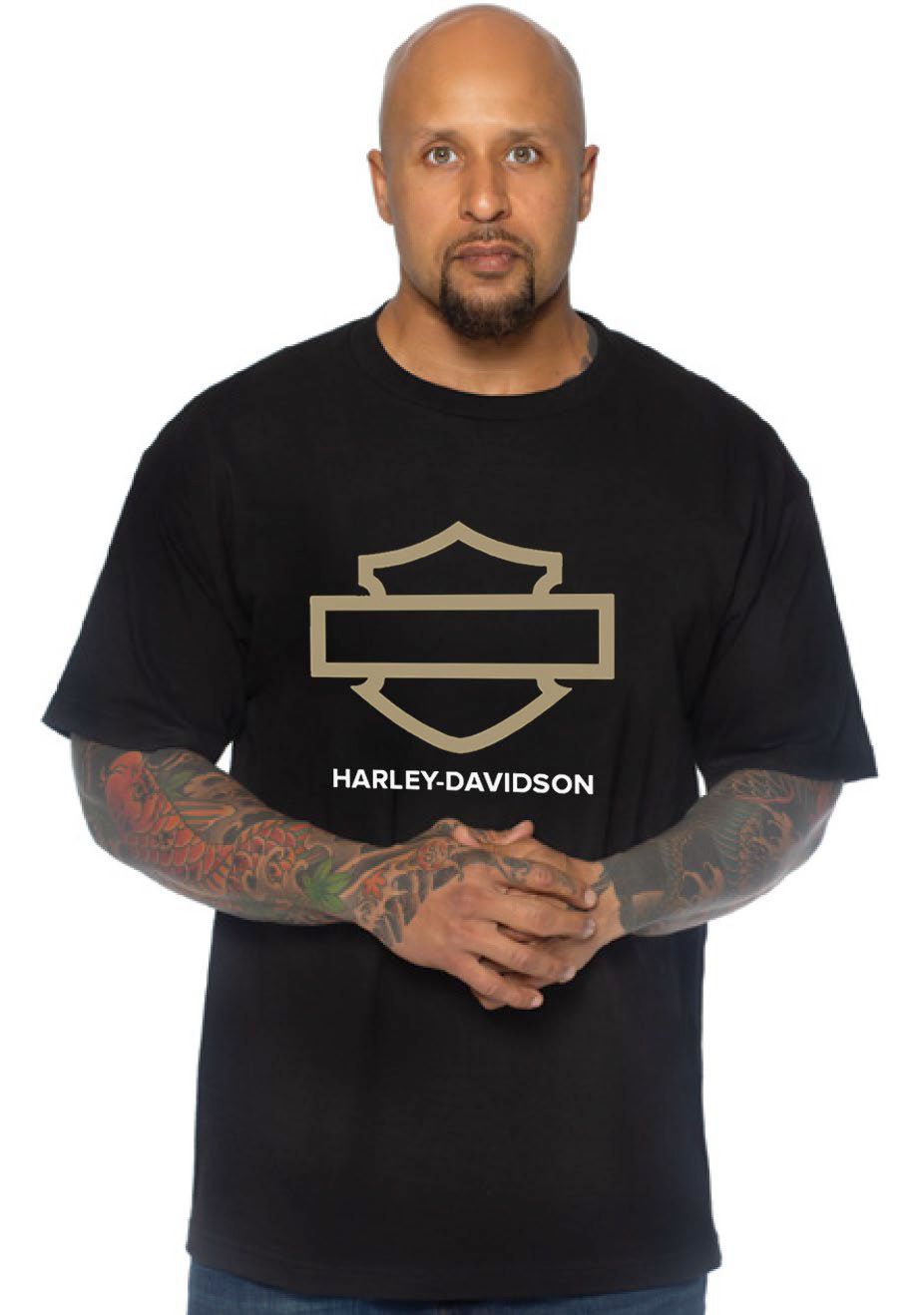 Harley-Davidson Gold Open Bar & Shield Dealer Tee