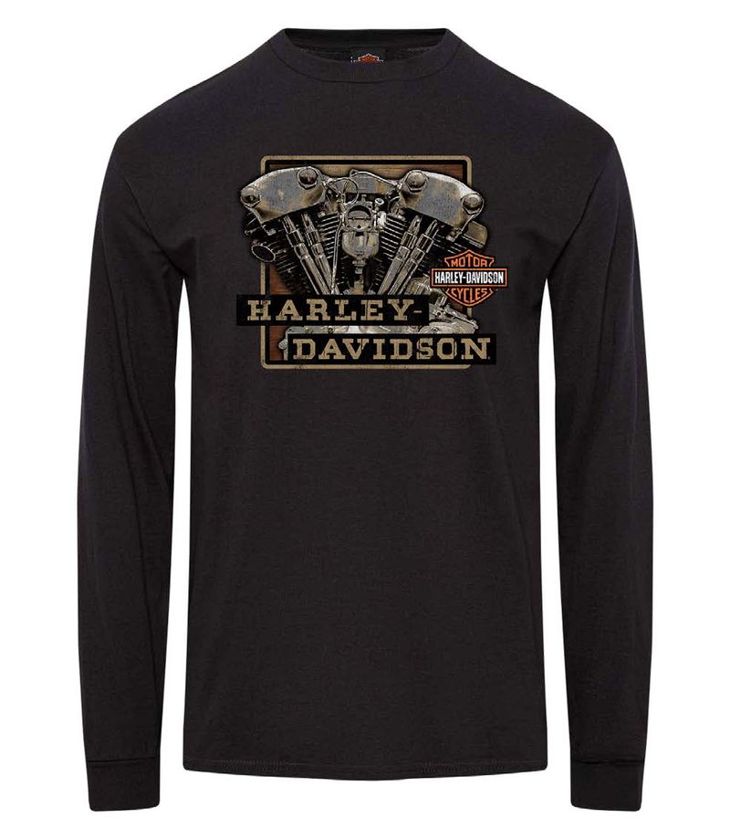 Harley-Davidson Sideswipe Men's L/S Dealer Tee