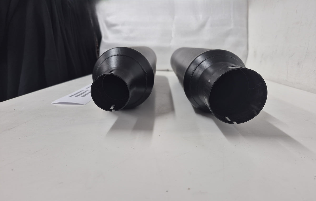 Pr Black Mufflers 2018-20 FLH Tourer