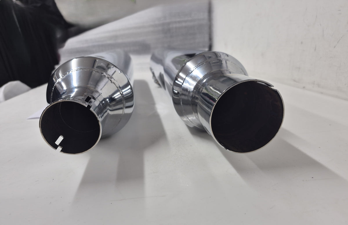 Pr Chrome Mufflers 2017-20 FLH Tourer