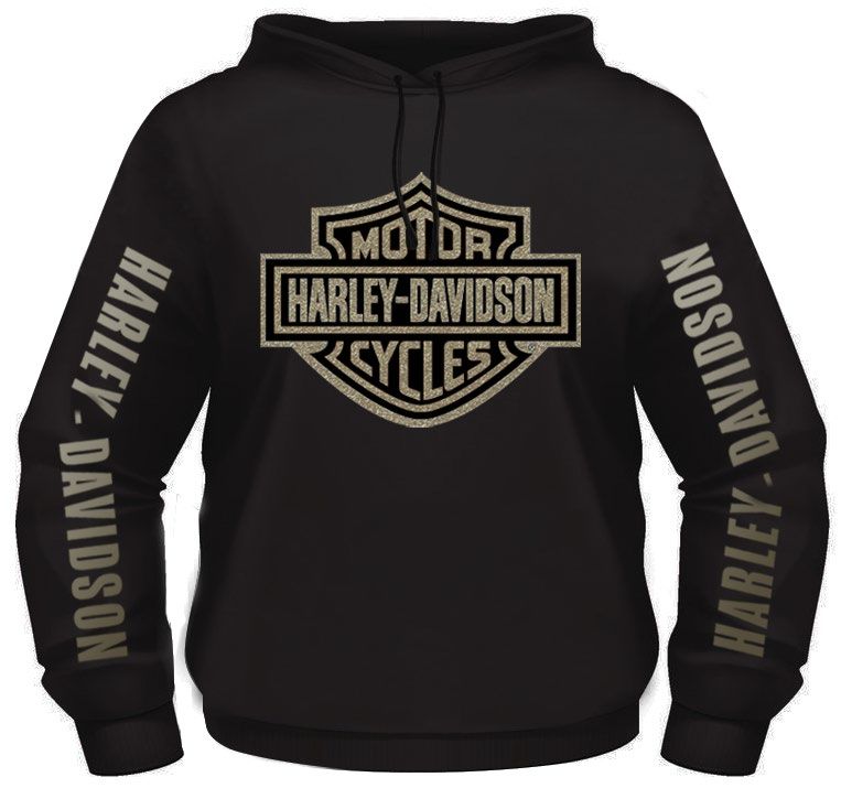 Harley-Davidson Men's Gold B&S Hoodie
