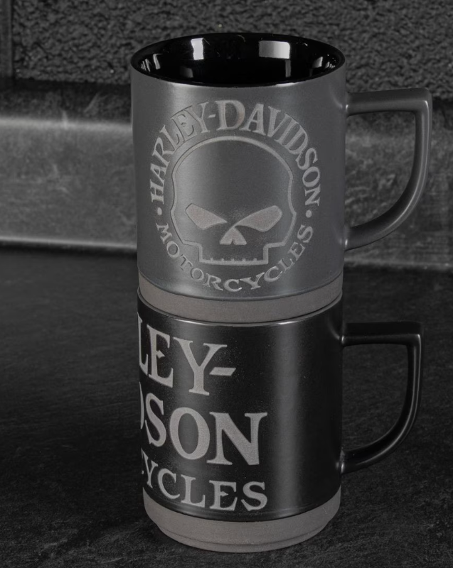 Harley-Davidson Willie G Skull Mug Set