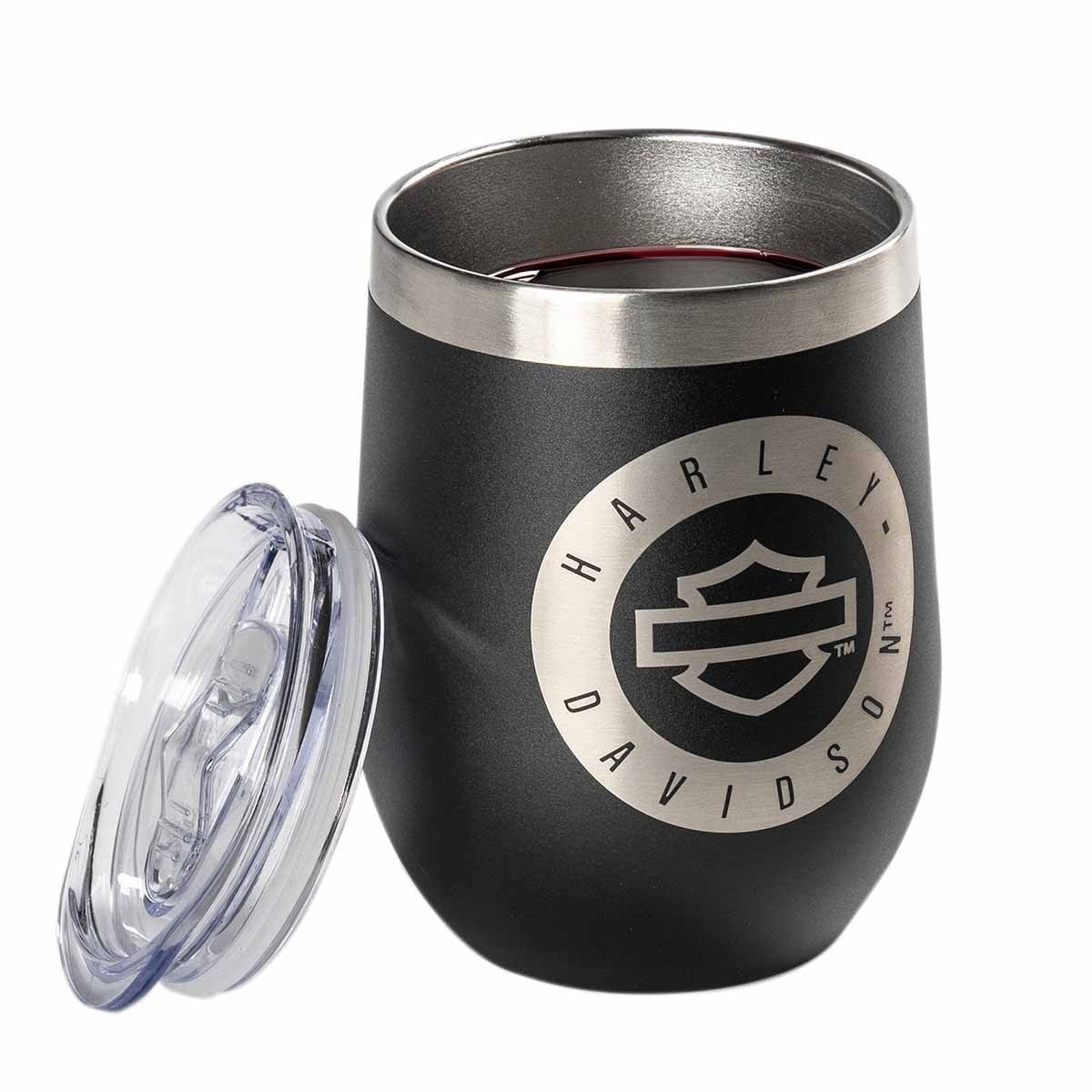 Harley-Davidson Open B&S Stainless Wine Tumbler