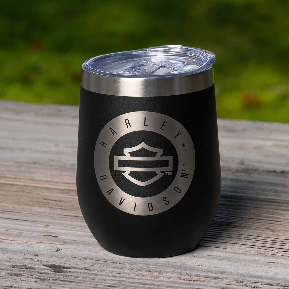 Harley-Davidson Open B&S Stainless Wine Tumbler