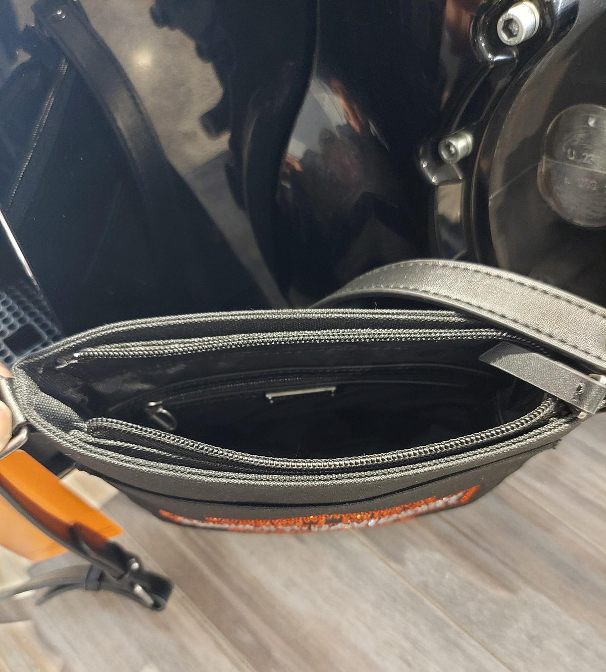 Harley-Davidson Rhinestone B&S Crossbody