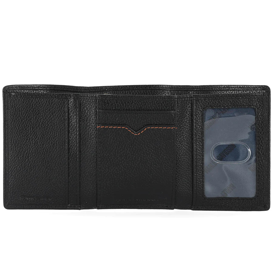 Harley-Davidson Men's Classic B&S Trifold Wallet