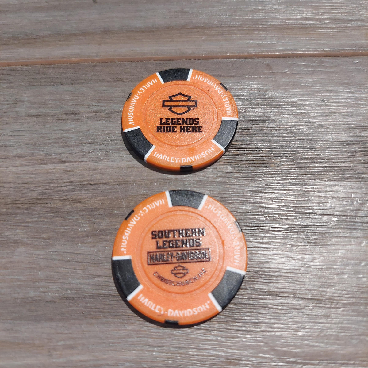 Southern Legends Harley-Davidson Poker Chips