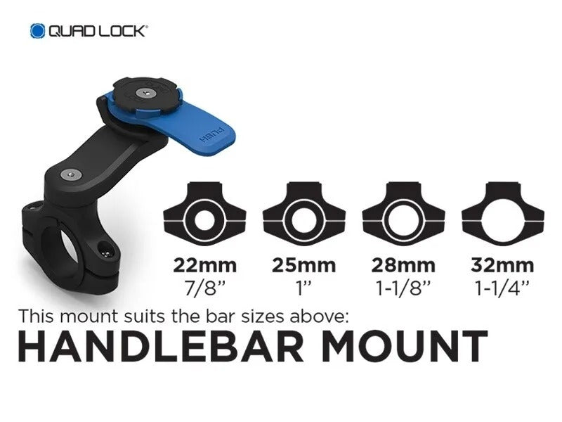Quad Lock - Motorcycle Handle bar mount