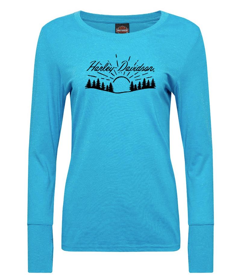 Harley-Davidson Scenic Ladies Long Sleeve Dealer Tee