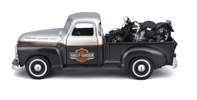 Harley-Davidson Maisto 48 Chev Pickup & 1948 FL Panhead