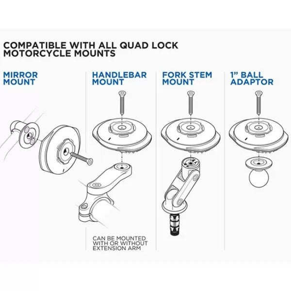 Quad Lock - Weatherproof Wireless Charging Head V3