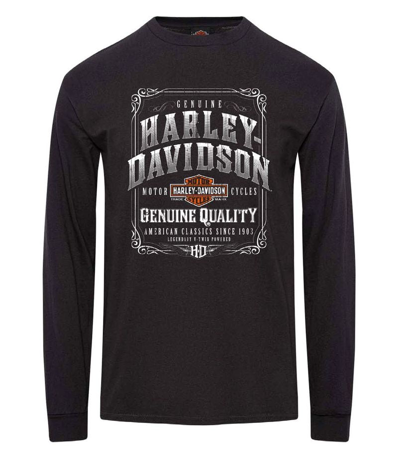 Harley-Davidson Wanted Men's L/S Dealer Tee