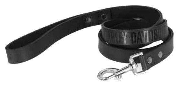 Harley-Davidson Leather Dog Leash Black/Cognac