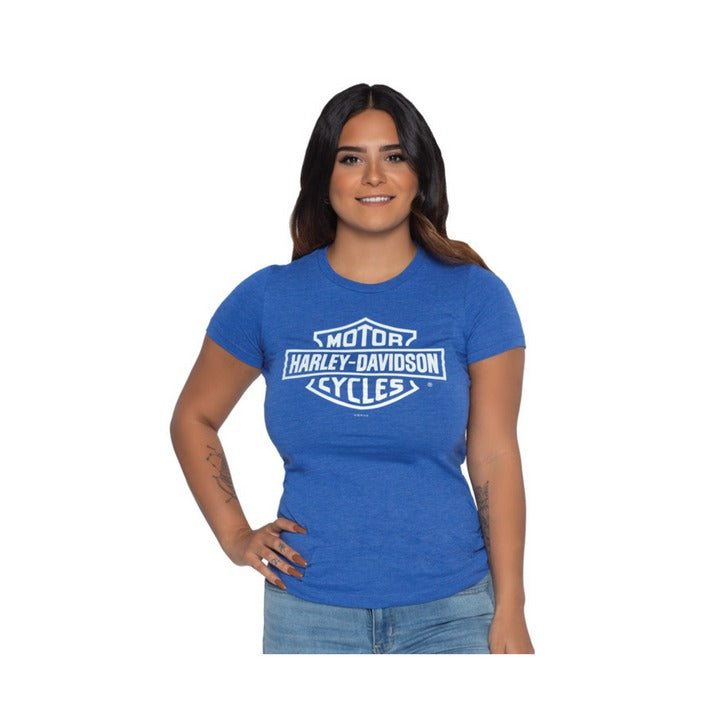 Harley-Davidson Ladies Blue Reign Dealer Tee