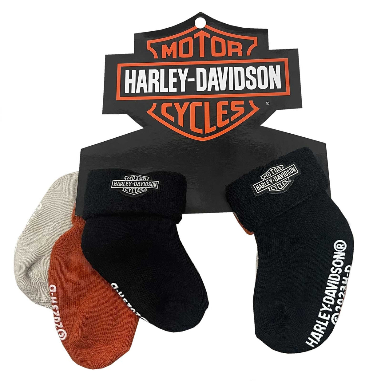 Harley-Davidson Newborn Bootie Socks