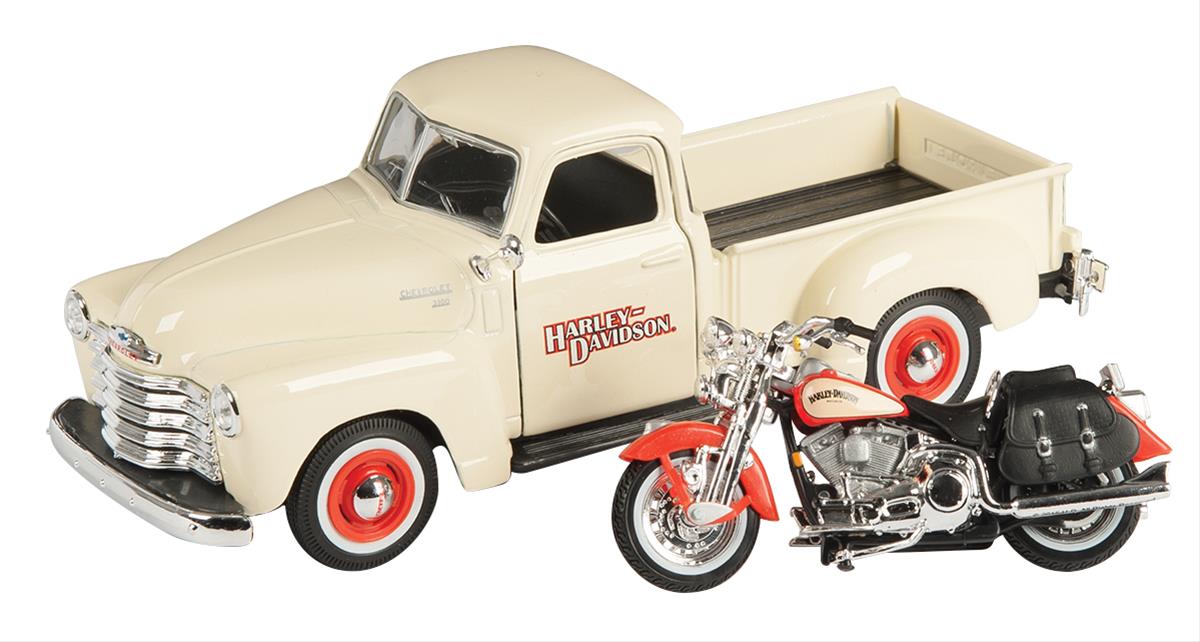 Harley-Davidson 1950 Chev Pickup & 2001 Heritage Springer