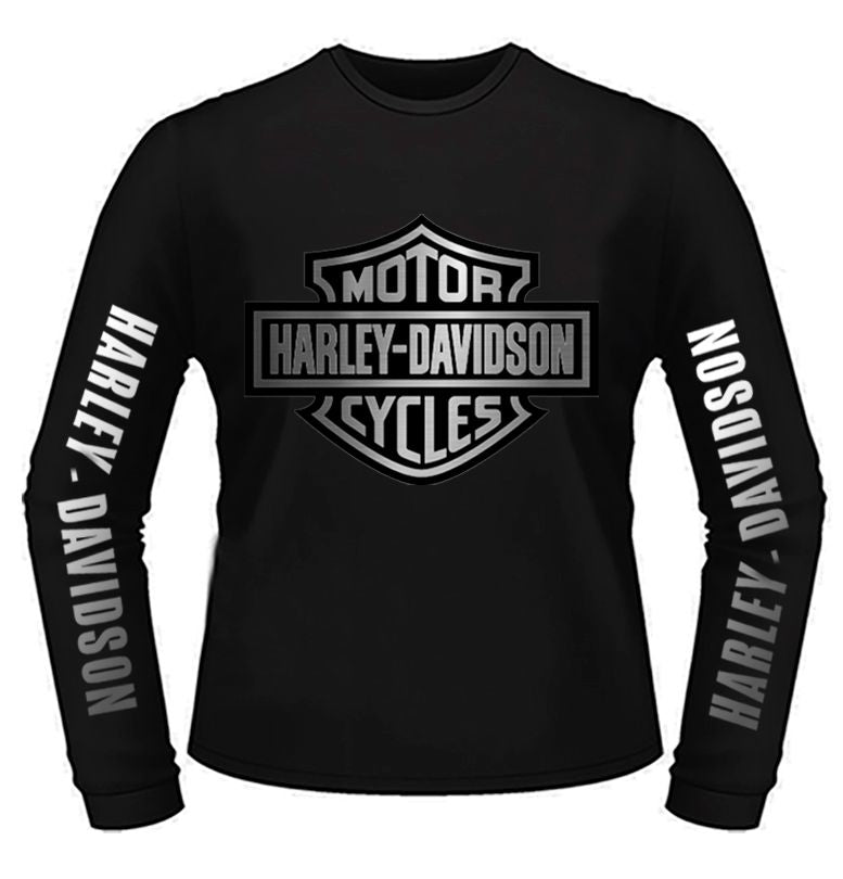 Harley-Davidson Silver L/S Men's Dealer Tee