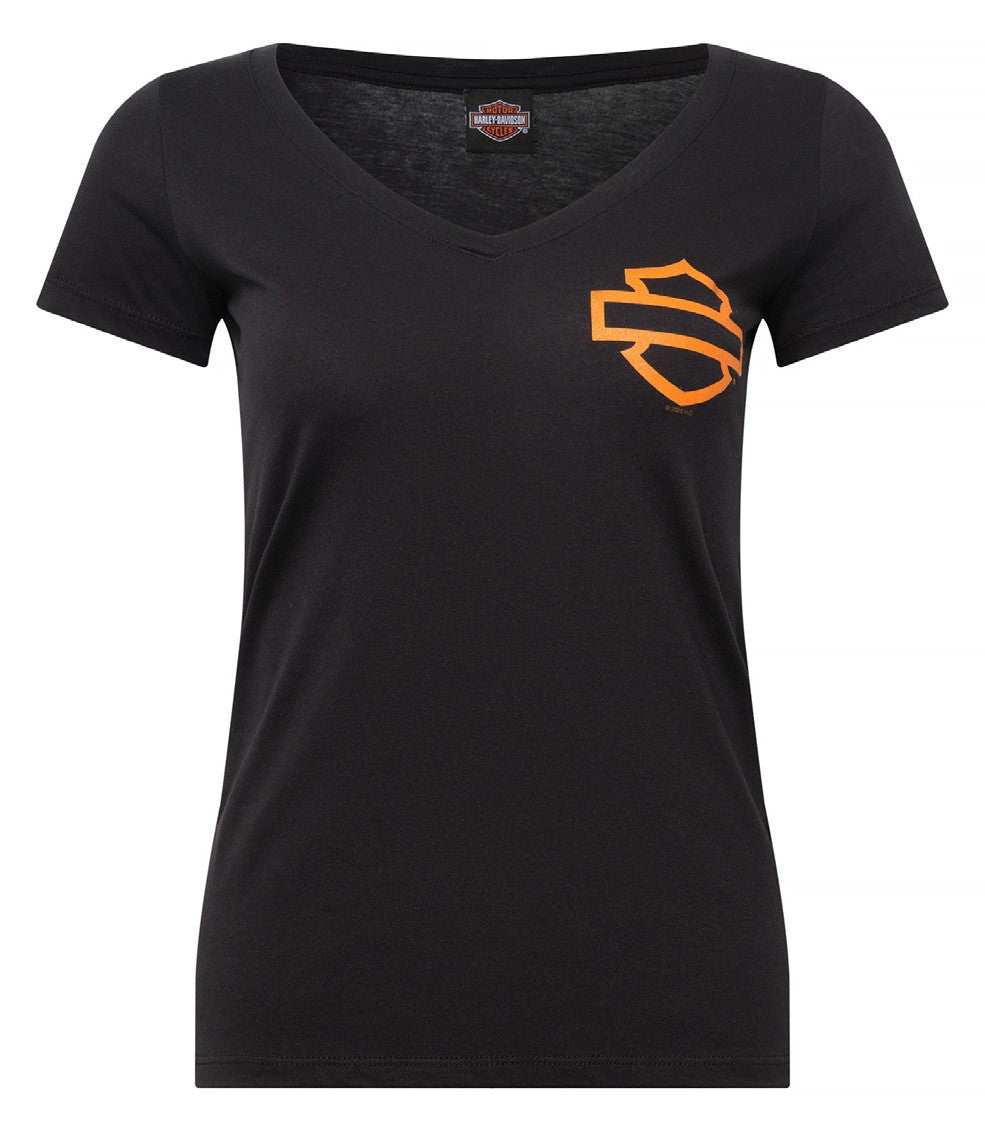 Harley-Davidson Ladies Open Bar & Shield Tee