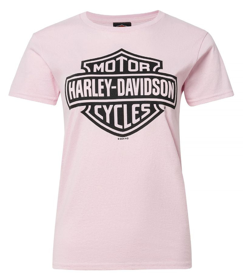 Harley-Davidson Ladies Pink B&S Dealer Tee
