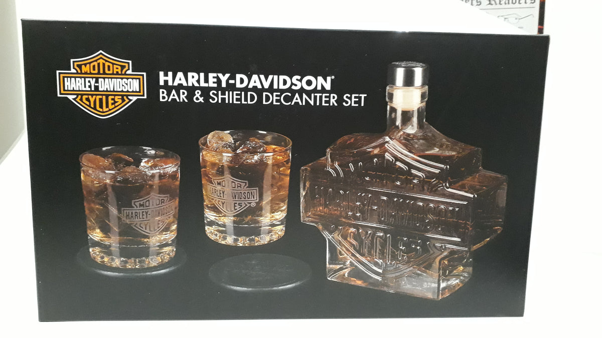 Harley-Davidson Bar & Shield Decanter Set