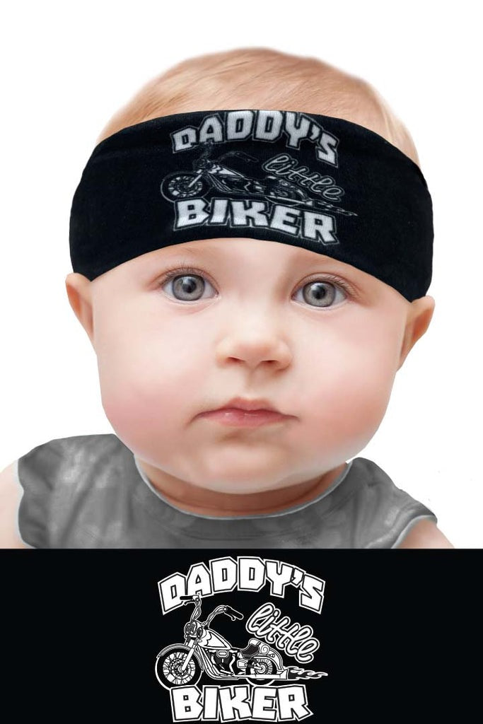 EZI Bandz Child's Headband "Daddy's Little Biker"