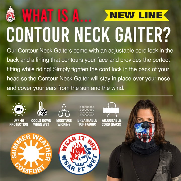 Contour Neck Gaitor - Black