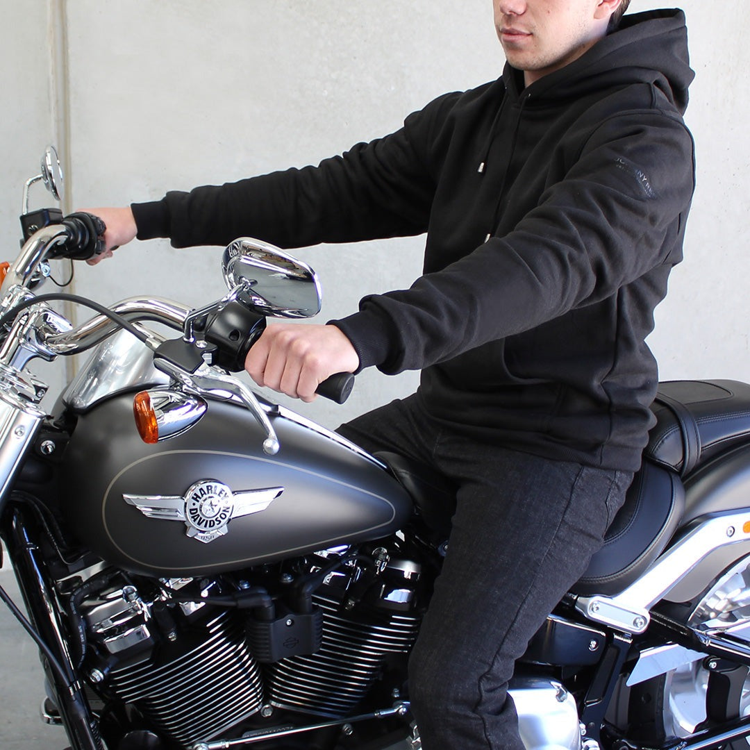 Johnny Reb Men's Hume Kevlar Riding Hoodie (black)