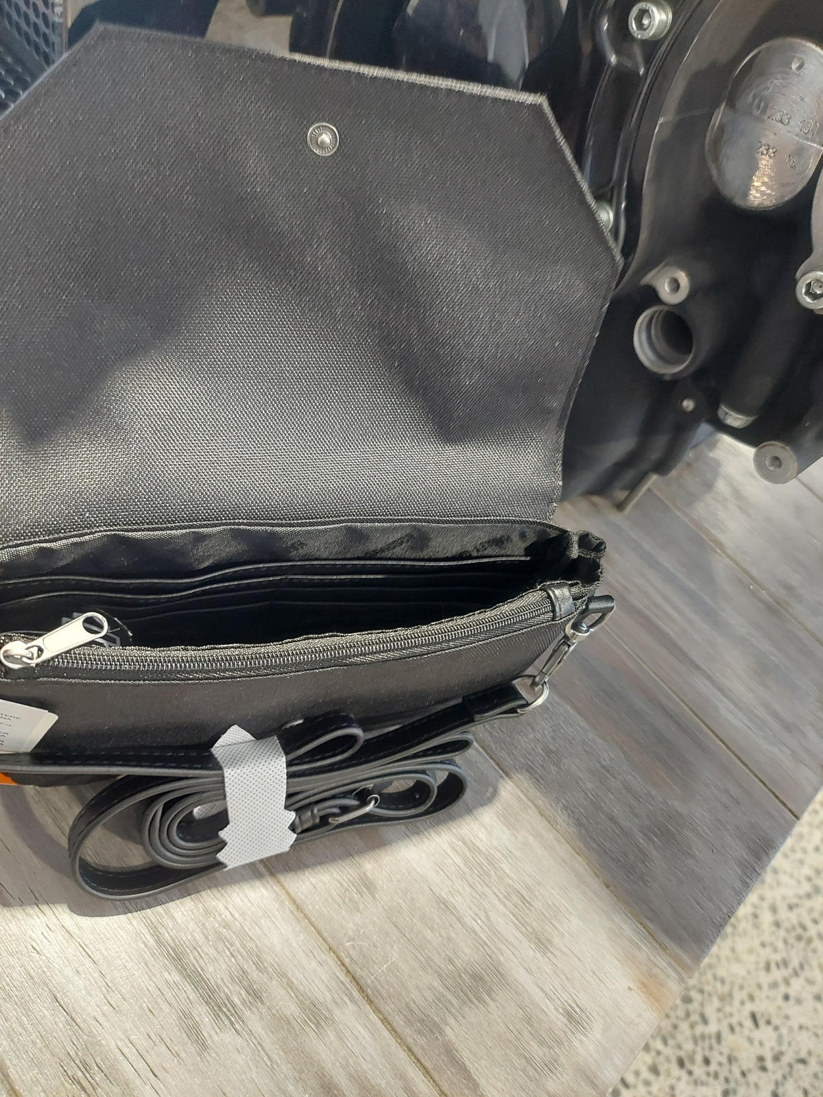 Harley-Davidson Rhinestone B&S Hip/Wallet Crossbody Bag