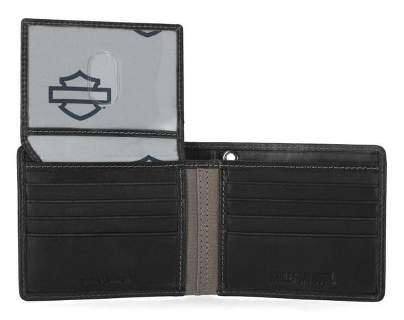 Harley-Davidson Men's Skull Stitch Wallet