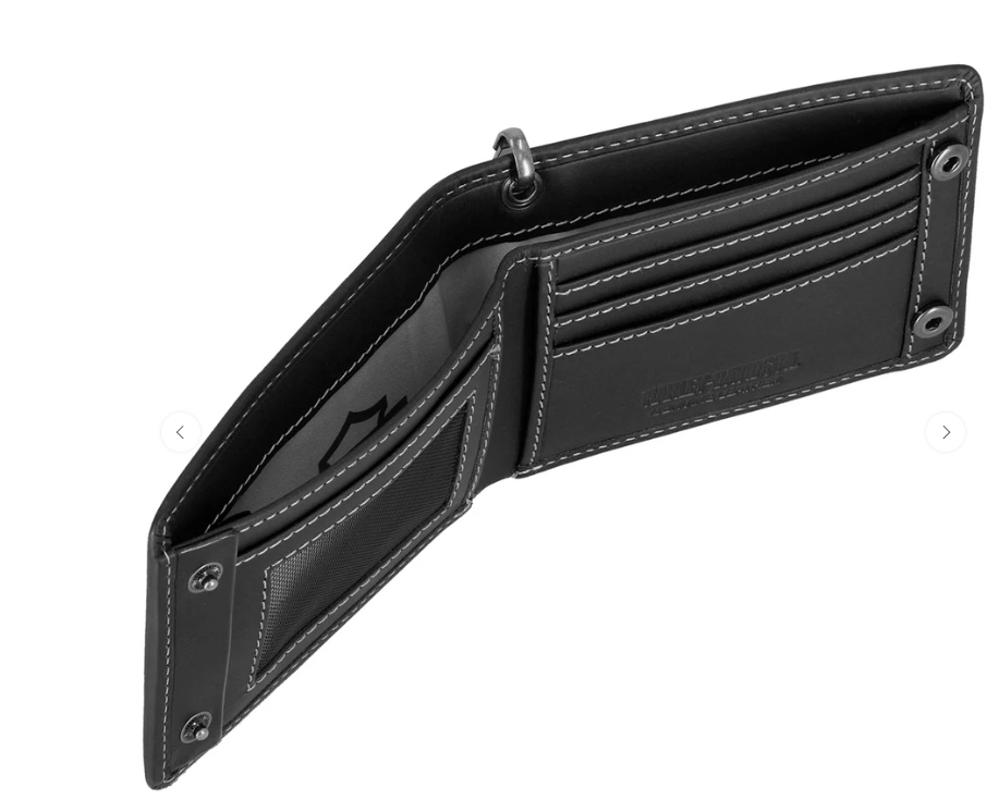 Harley-Davidson Embossed Bar & Shield Chain Wallet