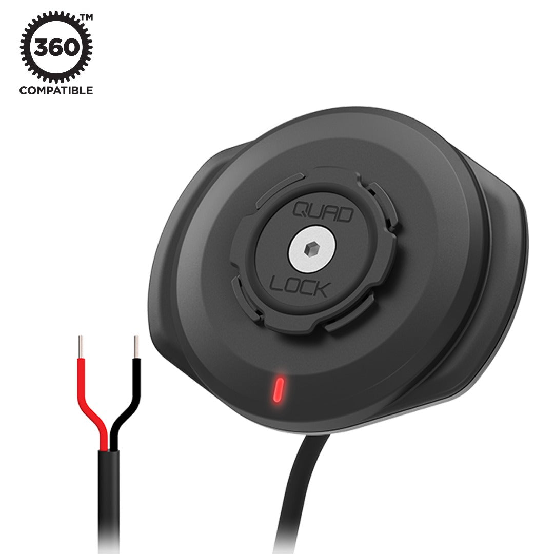 Quad Lock Waterproof Wireless Charging Head