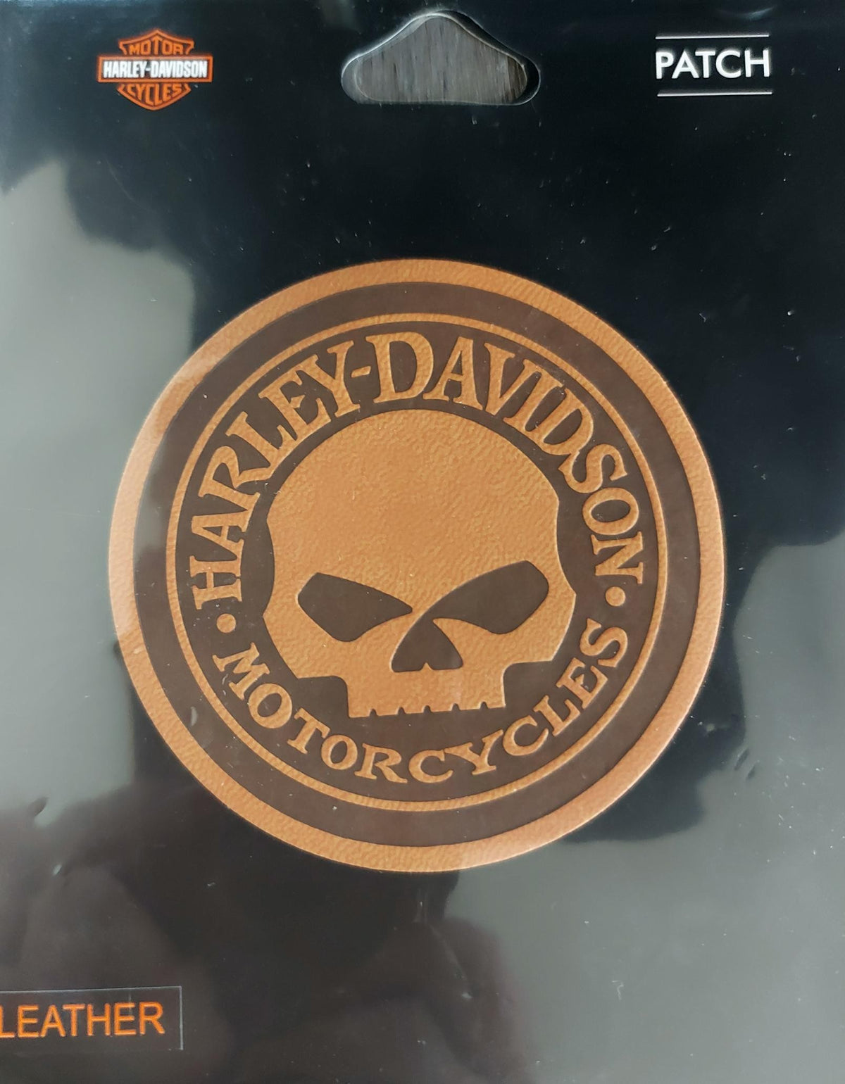 Emblem - Patch Leather Willie G Skull