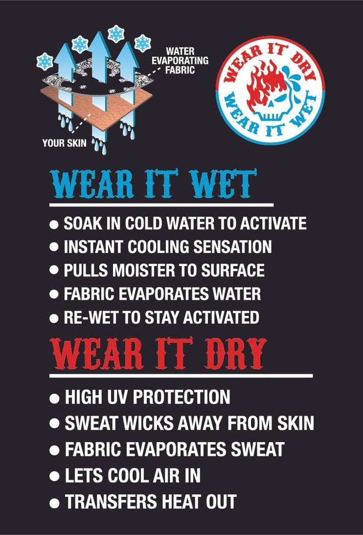 Skull Soaker Tube Wear It Wet or Dry