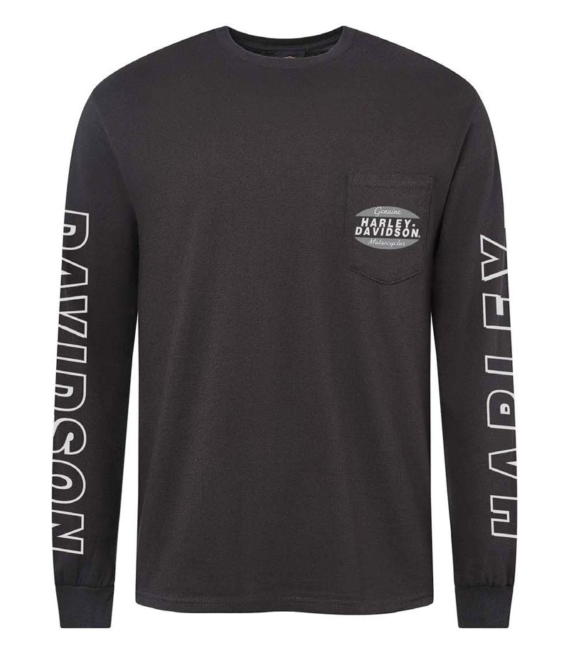 Harley-Davidson Spectacle Men's L/S Pocket Dealer Tee