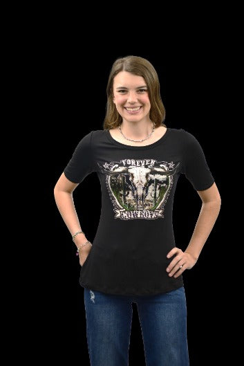 Ladies Forever Cowboy's Tee