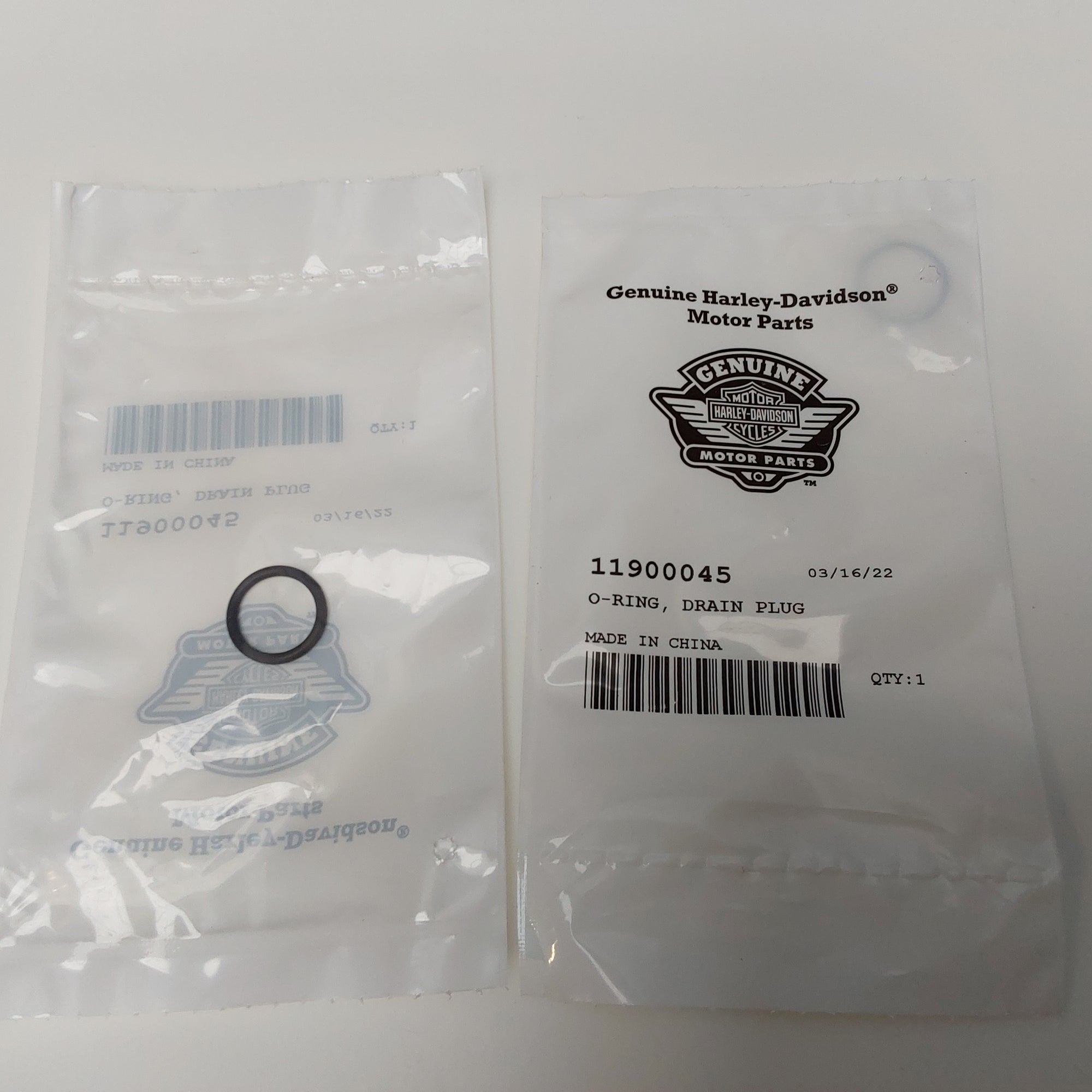 O-Ring,Drain Plug-11900045-Rolling Thunder Harley-Davidson