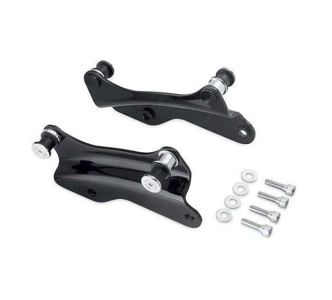 4-Point Docking Hardware Kit - Gloss Black-52300354-Rolling Thunder Harley-Davidson