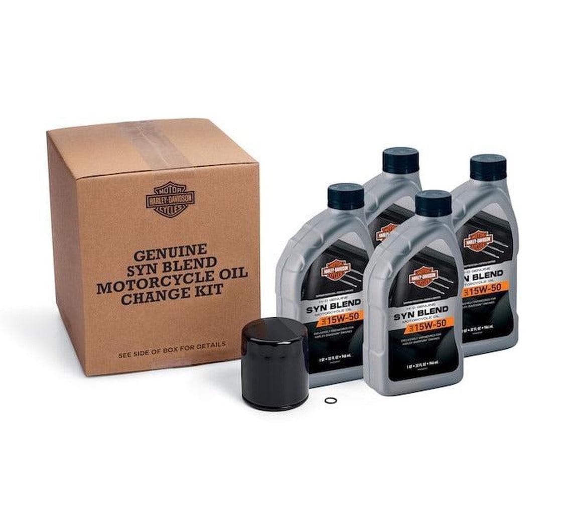 4 Qt. H-D Syn Blend Oil Change Kit - '21 & Later Revolution Max-62600111-Rolling Thunder Harley-Davidson