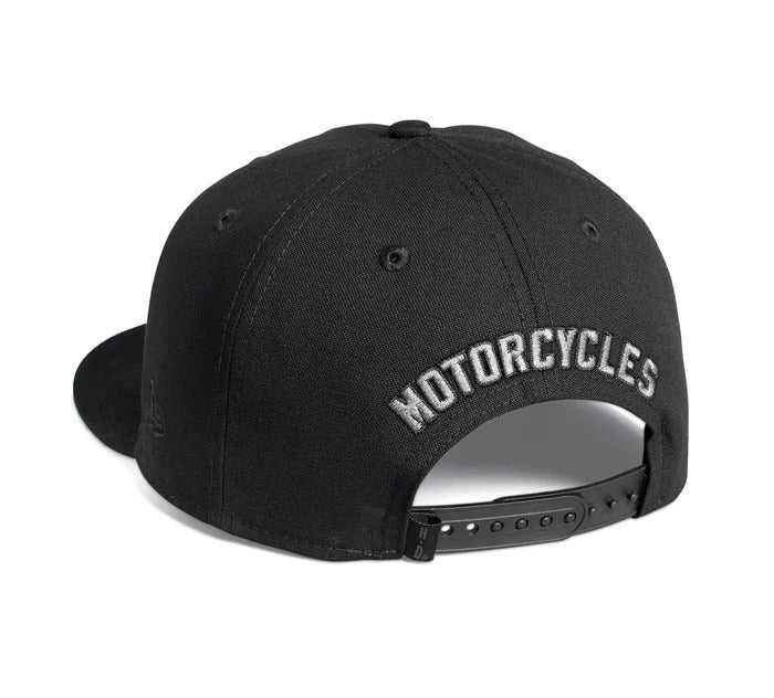 Cap-Bb,Woven,9Fifty,Black/Grey-97605-22VM-Rolling Thunder Harley-Davidson